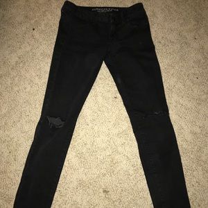 American Eagle Black Jeggings